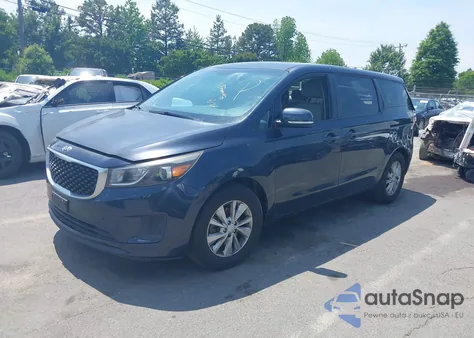 2017 Kia Sedona Lx из США, поврежденный, VIN KNDMB5C19H6226849